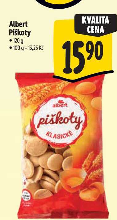 Albert Piškoty 120 g   