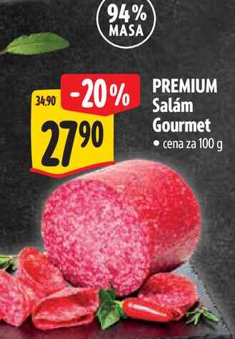  PREMIUM Salám Gourmet 100 g  