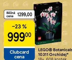 LEGO® Botanicals 10311 Orchidej 18+, 608 kostek Tesco