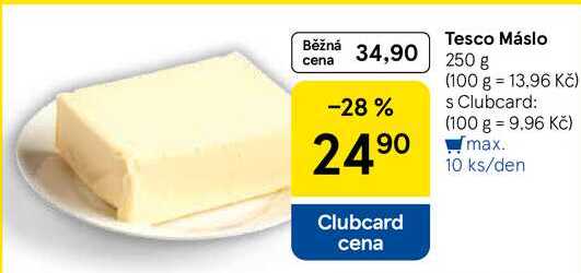 Tesco Máslo, 250 g