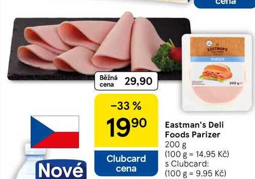 Eastman's Deli Foods Parizer, 200 g 
