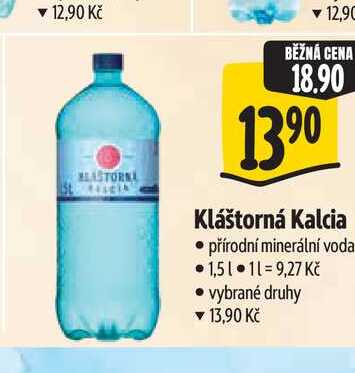  Kláštorná Kalcia  1,5 l
