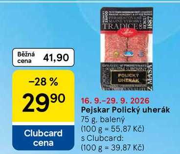 Pejskar Polický uherák, 75 g 