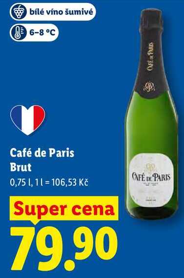 Café de Paris Brut, 0,75 l