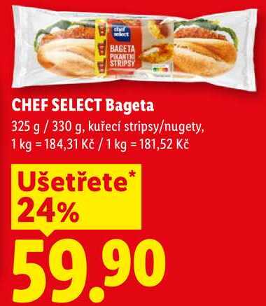 CHEF SELECT Bageta, 325 g/330 g