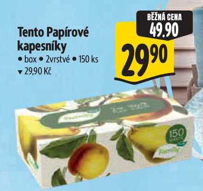 Tento Papírové kapesníky 150 ks Albert