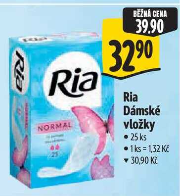   Ria Dámské vložky 25 ks 