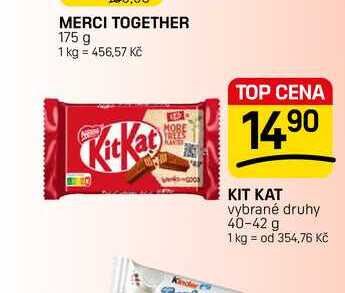 KIT KAT vybrané druhy 40-42 g