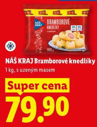 NÁŠ KRAJ Bramborové knedlíky, 1 kg