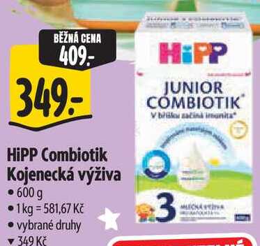HiPP Combiotik Kojenecká výživa 600 g Albert