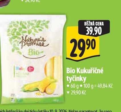 Bio Kukuřičné tyčinky 60 g Albert