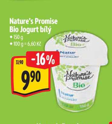 Nature's Promise Bio Jogurt bílý 150 g