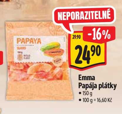 Emma Papája plátky 150 g