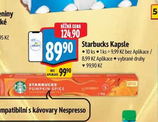 Starbucks Kapsle 10 ks