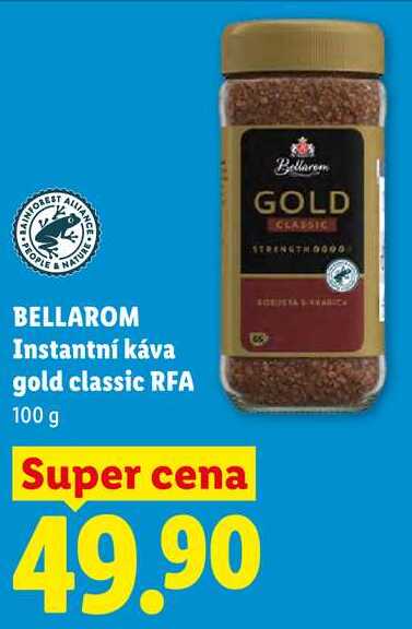 BELLAROM Instantní káva gold classic RFA, 100 g