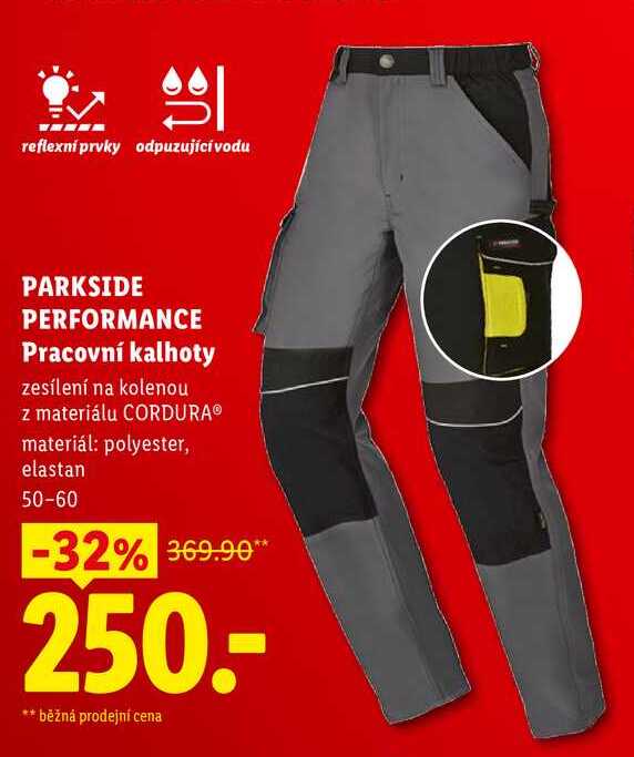 PARKSIDE PERFORMANCE Pracovní kalhoty