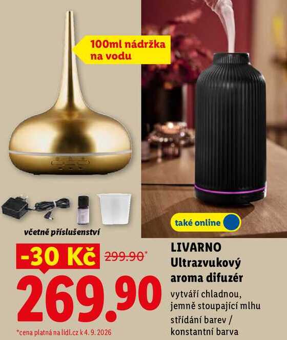 LIVARNO Ultrazvukový aroma difuzér Lidl