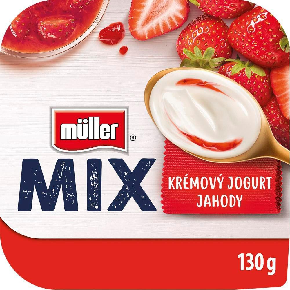 Müller Mix Jogurt 130g, vybrané druhy