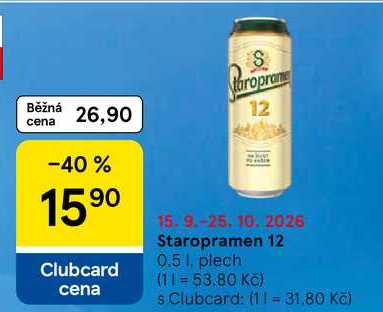 Staropramen 12, 0.5 l