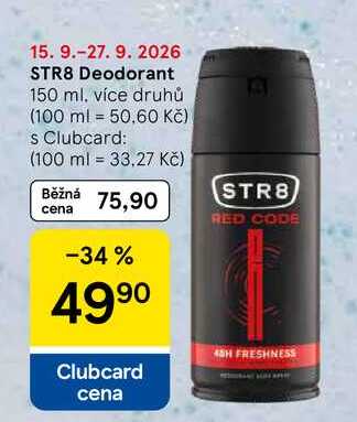 STR8 Deodorant, 150 ml Tesco