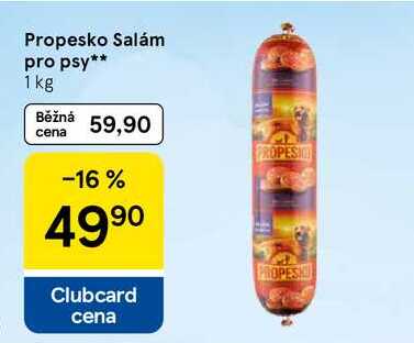 Propesko Salám pro psy, 1kg  