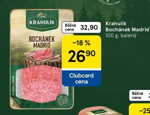 Krahulik Bochánek Madrid, 100 g, balený