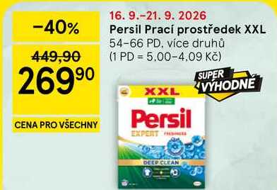 Persil Prací prostředek XXL, 54-66 PD, více druhů Tesco