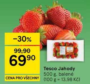 Tesco Jahody, 500 g