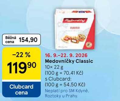 Medovníčky Classic, 10x 22 g
