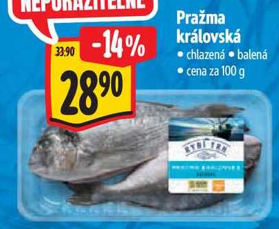 Pražma královská, cena za 100 g 
