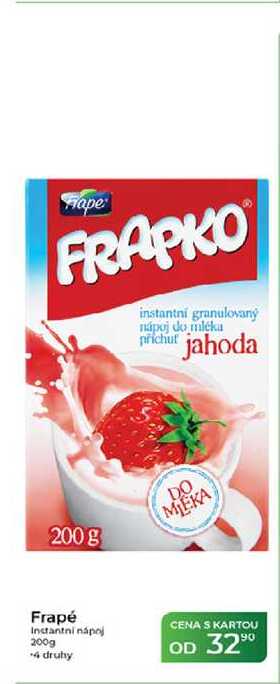 Frapé Instantní nápoj 200g   v akci