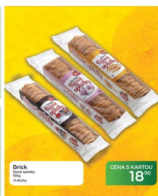Brick Slané oplatky 100g
