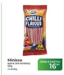 Minicco kyselé želé bonbony 125g