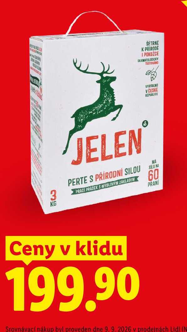 JELEN MA PERTE S PŘÍRODNÍ SILOU SLUNA Lidl