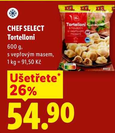CHEF SELECT Tortelloni, 600 g 