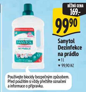 Sanytol Dezinfekce na prádlo, 1 l Albert