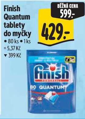 Finish Quantum tablety do myčky, 80 ks Albert