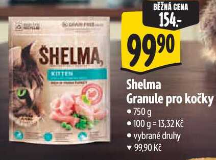 Shelma Granule pro kočky, 750 g