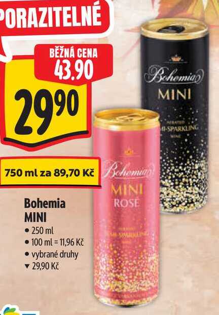 Bohemia MINI, 250 ml