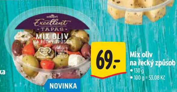 Mix oliv na řecký způsob, 130 g