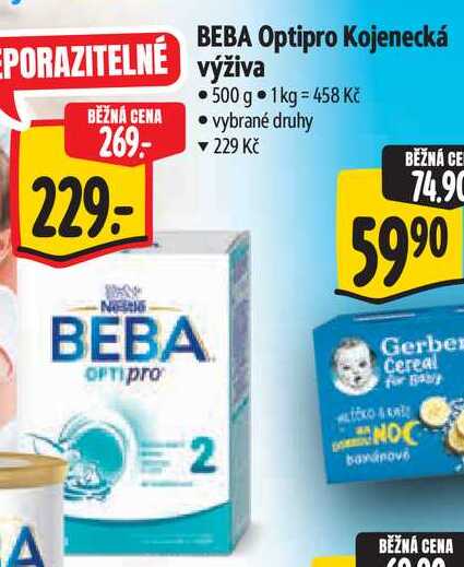 BEBA Optipro Kojenecká výživa, 500 g Albert