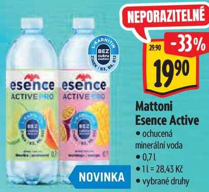 Mattoni Esence Active, 0,7 l