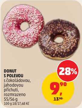 DONUT S POLEVOU s čokoládovou, 55 g