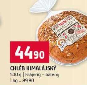 CHLÉB HIMALÁJSKÝ 500 g krájený balený
