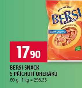 BERSI SNACK S PŘÍCHUTÍ UHERÁKU 60 g