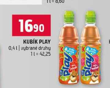 KUBÍK PLAY 0,4l vybrané druhy Terno
