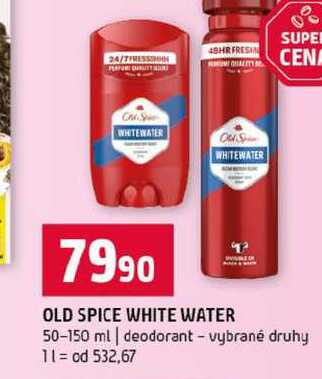 OLD SPICE WHITE WATER 50-150 ml deodorant vybrané druhy Terno