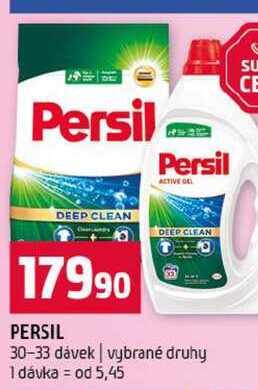 PERSIL 30-33 dávek vybrané druhy