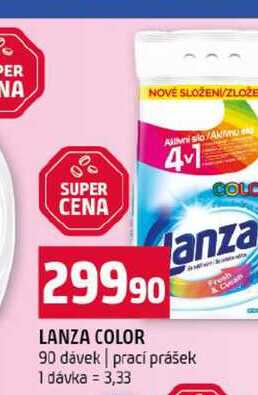 LANZA COLOR 90 dávek prací prášek Terno