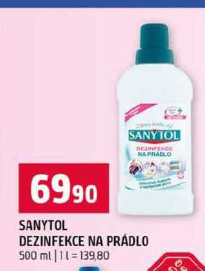 SANYTOL DEZINFEKCE NA PRÁDLO 500 ml Terno
